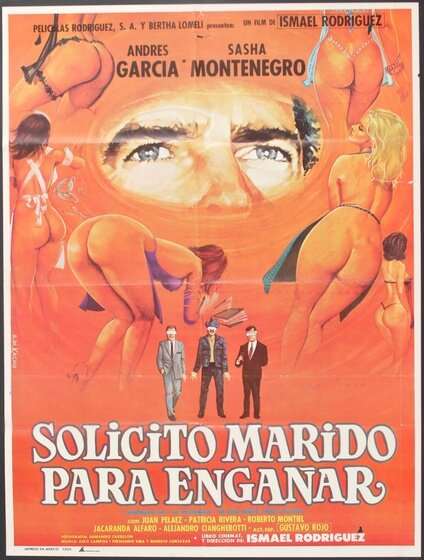 Solicito marido para engañar (1988) постер